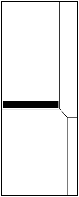 Чертёж X-LANE X5 шириной 800 мм.